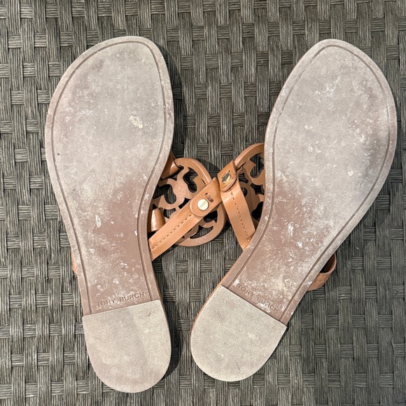 Tory Burch Brown Leather Sandals - Picture 3 of 3